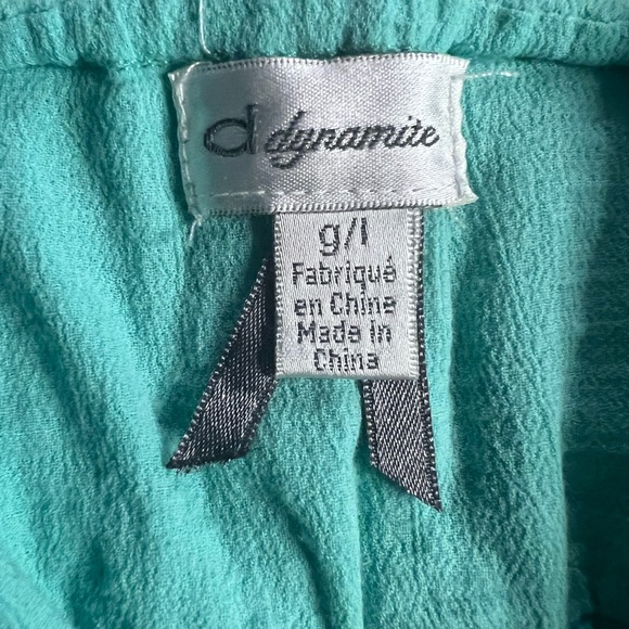 Dynamite Tiered Ruffle Tank Top with Lacey Back - Picture 3 of 3